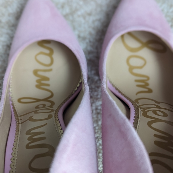 SAM EDELMAN DANNA, PINK SUEDE STILETTO HEELS. NIB! SIZE 8.5 - Picture 7 of 10